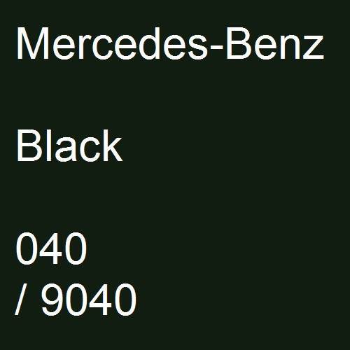 Mercedes-Benz, Black, 040 / 9040.